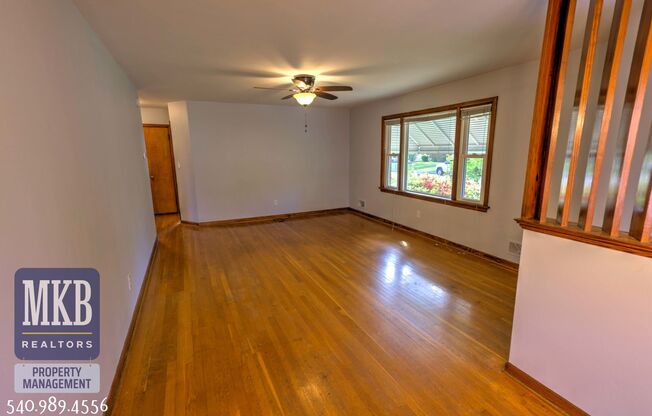 3 Bedroom, 1 Bath, Ranch Located in NW Roanoke