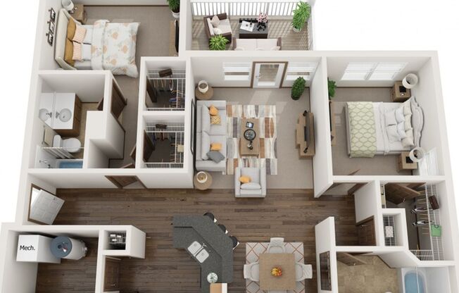 2 beds, 2 baths, 1,200 sqft, $2,890, Unit 139YPA3