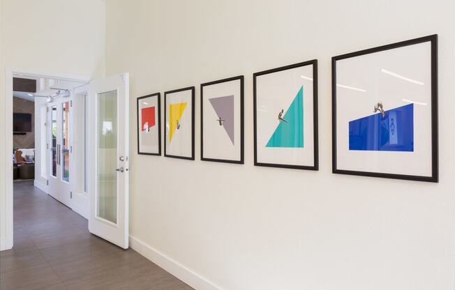 Decorated Hallway at Cedar House, Vancouver, Washington