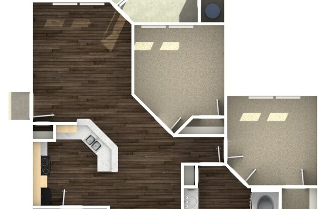 2 beds, 1 bath, 895 sqft, $1,746