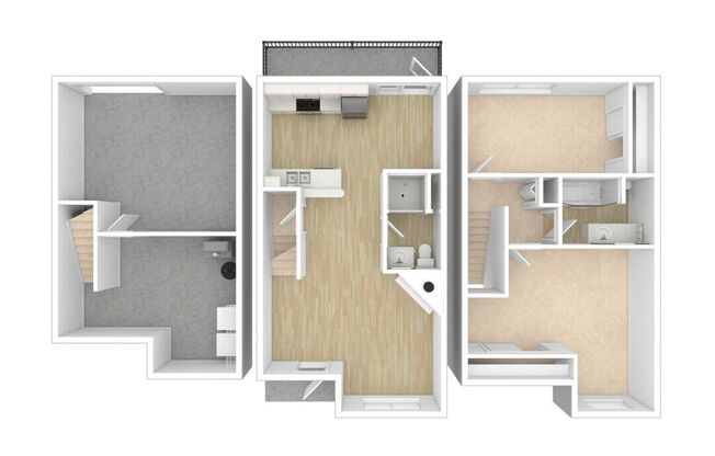 2 beds, 2 baths, 1,036 sqft, $1,660