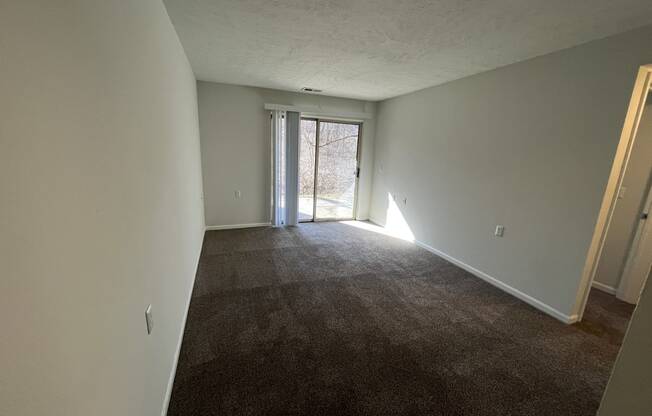 Carpeted bedroom at Bradford Ridge Apartments, IN, 47403