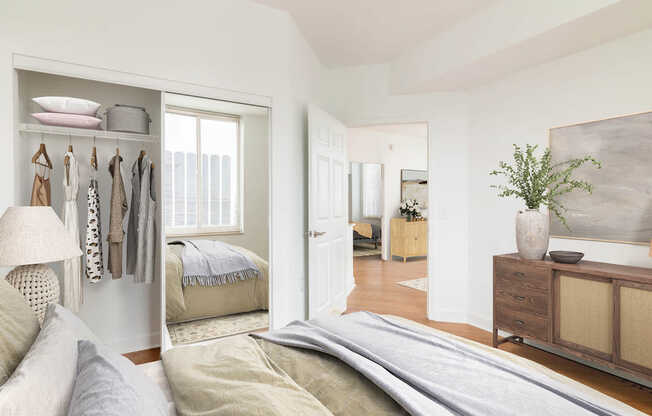 Bedroom with Hard Surface Flooring