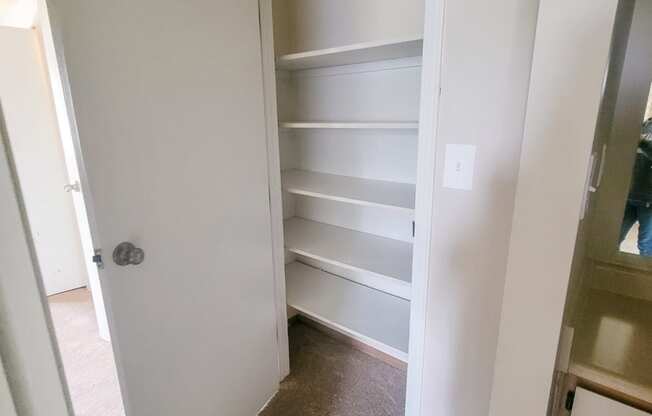 a walk in closet