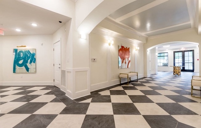 Lobby Hallway Decor at The Roseberry, South Carolina, 29223