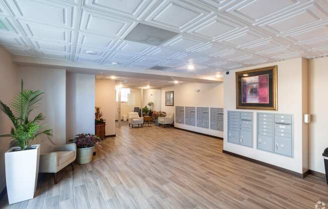 living room Summit on Woodman apartments