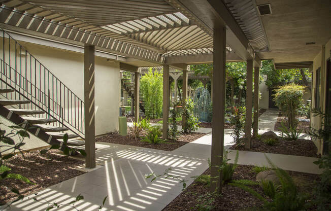 Abby Creek covered patio area