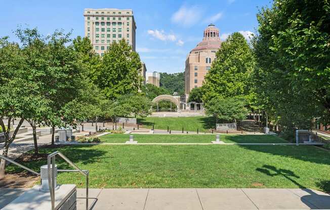 Green Outdoor Spaces at River Mill Lofts & Skyloft, North Carolina