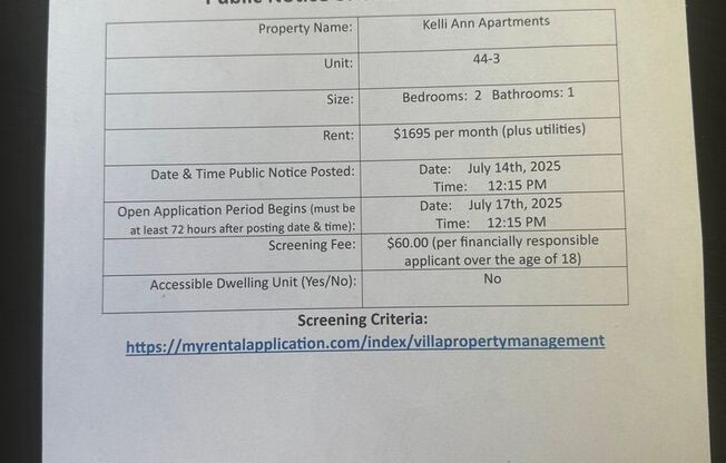 Kelli Ann Apartments