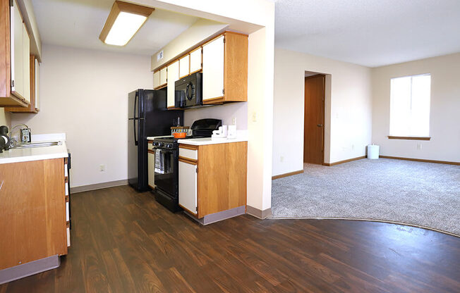 Great Connected Living and Dining Area