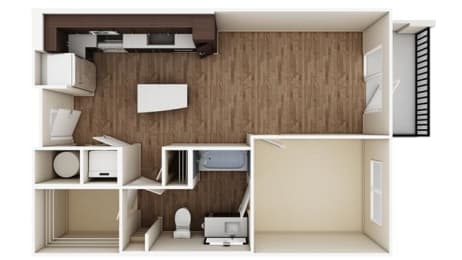 1 bed, 1 bath, $1,517