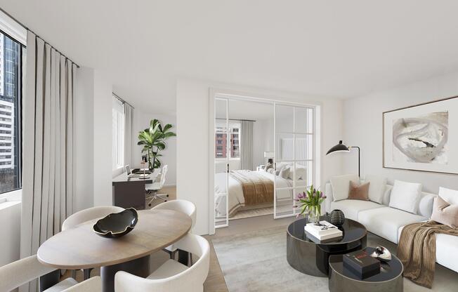 Studio, 1 bath, 615 sqft, $3,995, Unit 6F