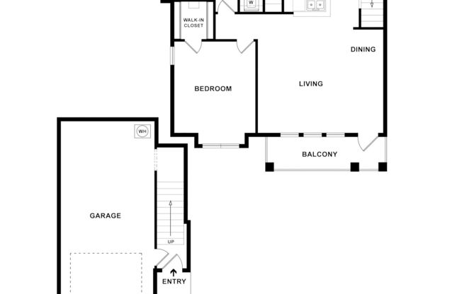 1 bed, 1 bath, 787 sqft, $1,500