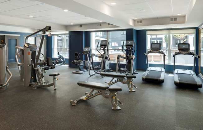 24 hour Fitness Center at Residences at 1700, Minnetonka, MN