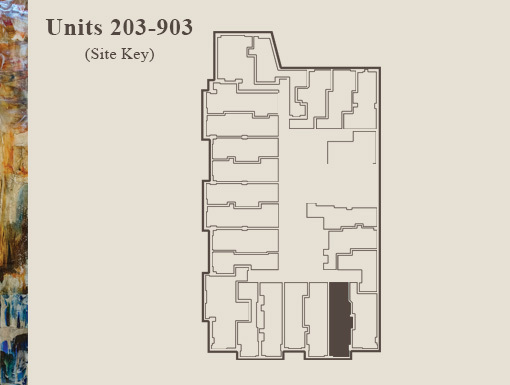 1 bed, 1 bath, $2,875, Unit 503