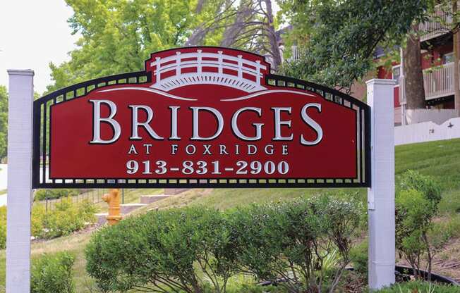 Bridges_Sign at The Bridges at Foxridge, Kansas, 66202