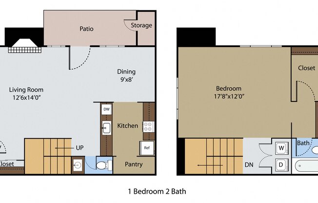 1 bed, 850 sqft, $1,270