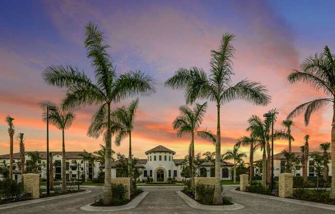 Entrance at Palm Ranch Apartments in Davie, FL