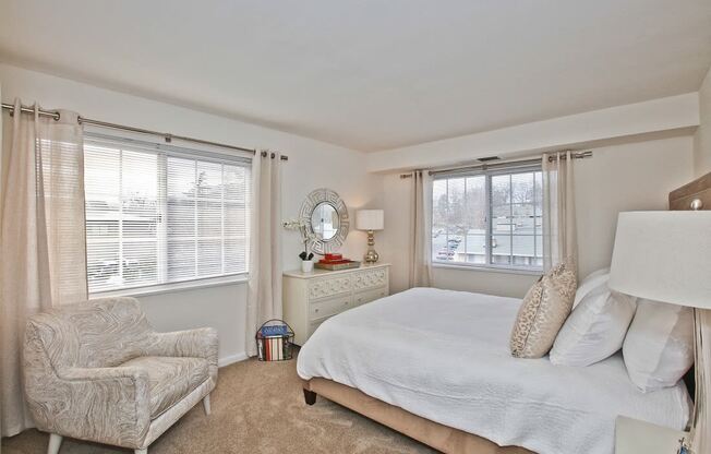 Second Master Bedroom in Fairfax Apartment at Fairfax Square at Fairfax Square, Fairfax, VA