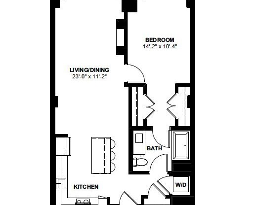 1 bed, 1 bath, 805 sqft, $5,300, Unit 1215