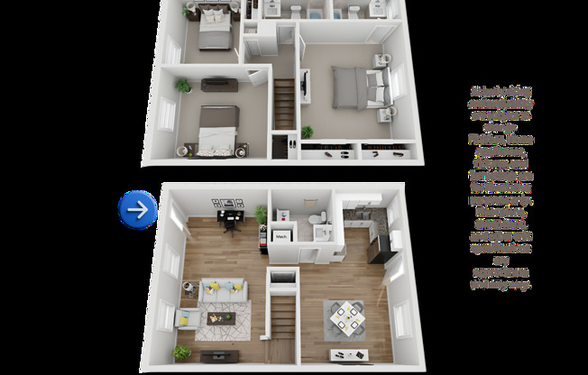 3 beds, 2.5 baths, 1,600 sqft, $1,696, Unit F5