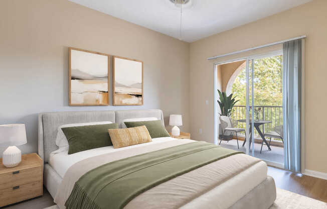 Bedroom with Hard Surface Flooring