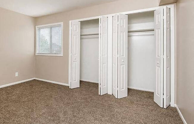 spacious closets in Grant 79 apts