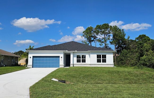 4 Bedroom, 3 Bath New Construction Stunner in Sebastian Florida