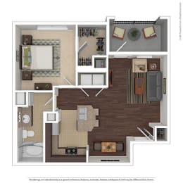 1 bed, 1 bath, 718 sqft, $1,239