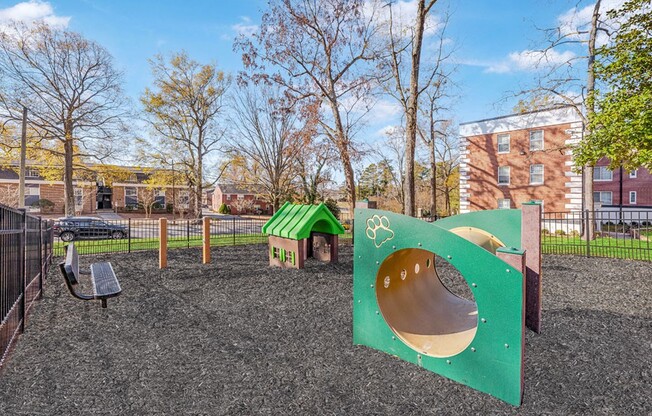 Explore a vibrant playground perfect for family fun at Icon Downtown Durham. Your little ones will love the engaging structures and safe environment designed for outdoor play. Make memories in a welcoming community. Schedule a visit today!
