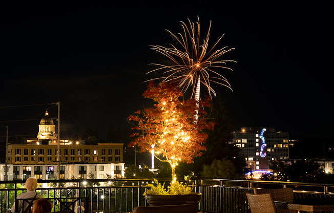 capitol fireworks at Harbor Heights 55+ Community, Washington, 98501
