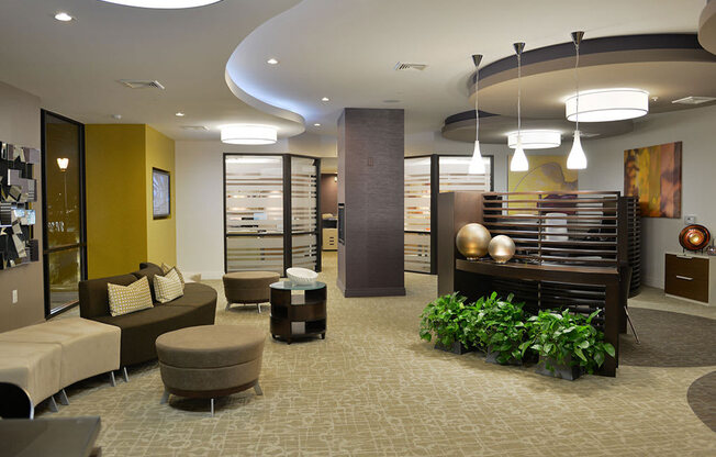 Lobby Lounge Area at Mira Upper Rock, Maryland