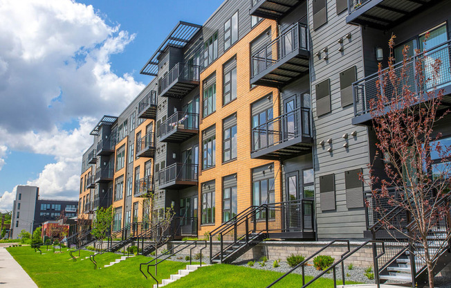 Building Exterior at Union Flats, St. Paul, 55114 