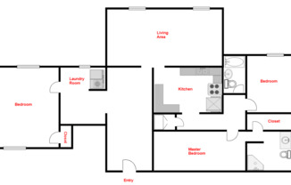 3 beds, 2 baths, $3,595