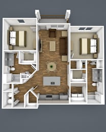 2 beds, 2 baths, 1,094 sqft, $2,465
