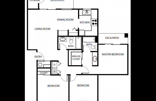 3 beds, 2 baths, 1,095 sqft, $2,248