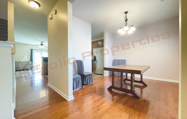 Comfortable 3-Bedroom Townhouse w/2 Assigned Parking Spaces & Great Community Amenities @ Swanns Mill Community, Durham, Available Now!