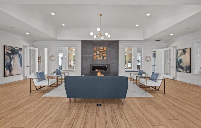 The Crossings at Chapel Hill Apartments in Pasco, Washington Clubhouse Lounge