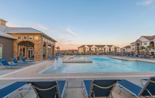 Sparkling Pool at Parkside Grand Apartments in Pensacola, FL