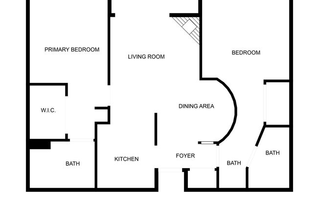 2 beds, 2 baths, 960 sqft, $3,195, Unit 0306
