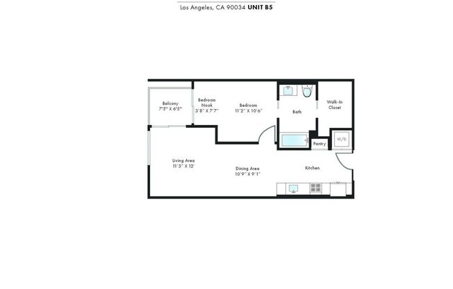 1 bed, 1 bath, 732 sqft, $3,750, Unit 603