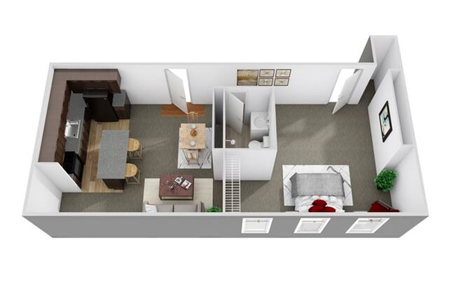 1 bed, 1 bath, 850 sqft, $1,650, Unit C1