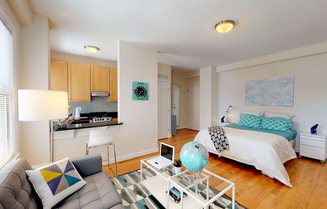 Studio, 1 bath, 407 sqft, $2,150, Unit W214