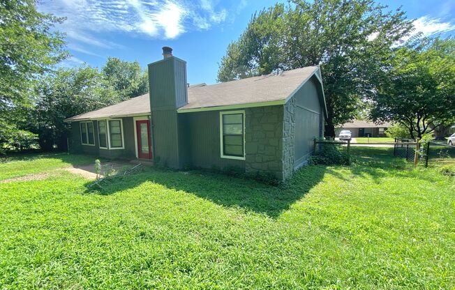 Spacious Jenks 4-Bedroom with NO Carpets & Fenced Yard