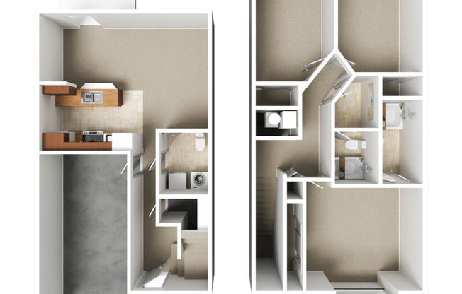 3 Bed, 2.5 Bath Townhome