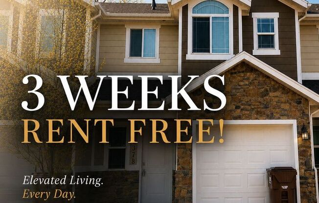 3 Weeks Rent Free! | Spacious 3 Bed 2.5 Bath Townhome in West Haven | Garage + Pool Community Amenities!