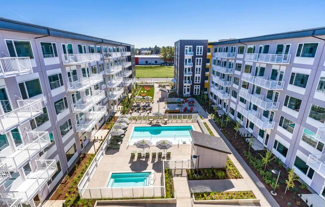 Soak up the sun and enjoy the outdoors — lounge by the pool, fire up the grill, unwind in the hammock, or get in some fitness.