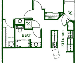 2 beds, 1 bath, 902 sqft, $1,165, Unit 167