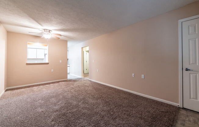 Carpeted Bedroom at Bradford Ridge Apartments, Bloomington, IN, 47403
