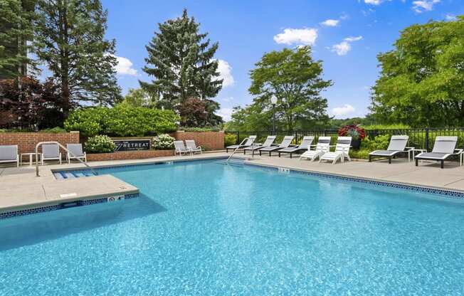 the swimming pool at the resort at governors crossing